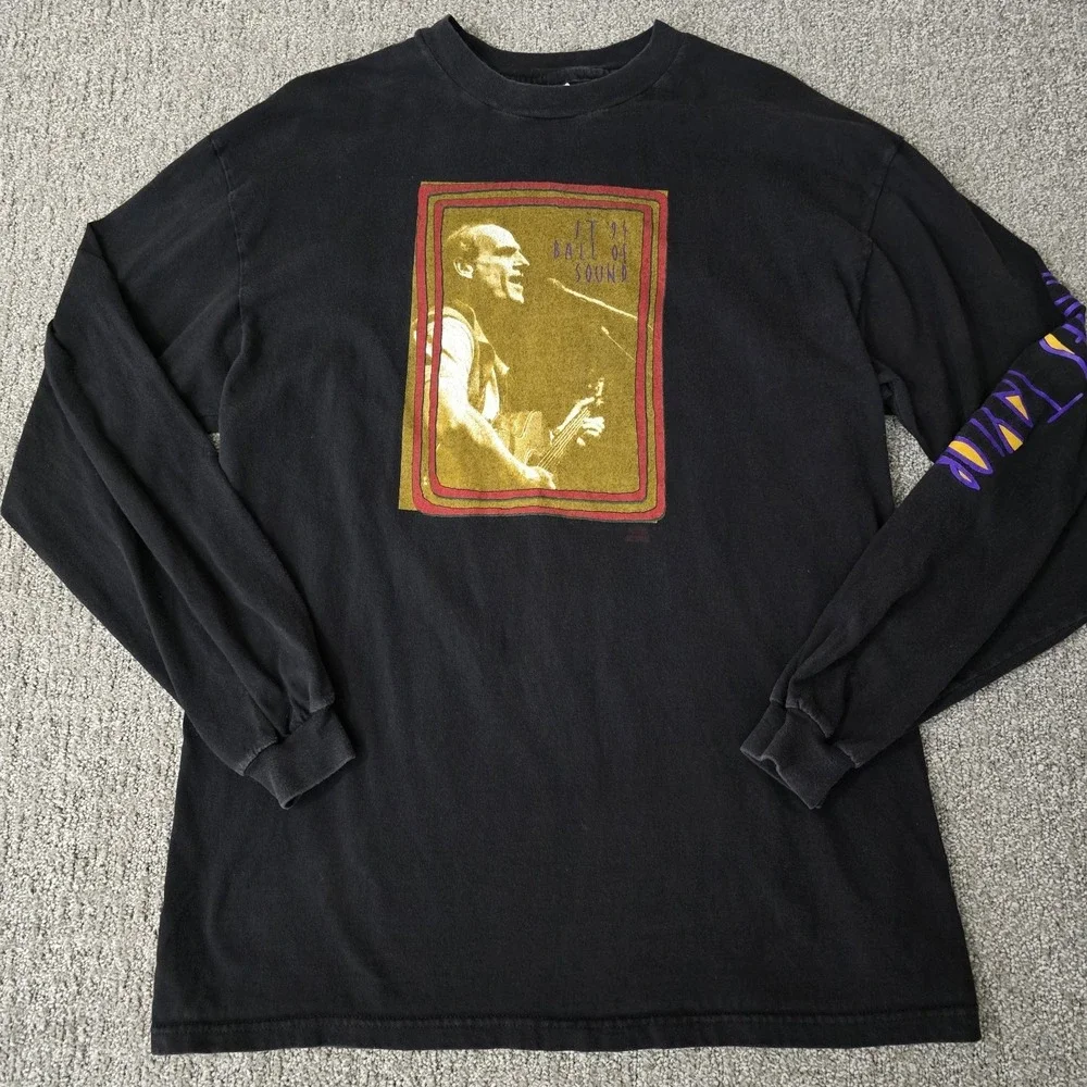 Vintage 1994 James Taylor Ball of Sound Tour T Shirt L USA 90s